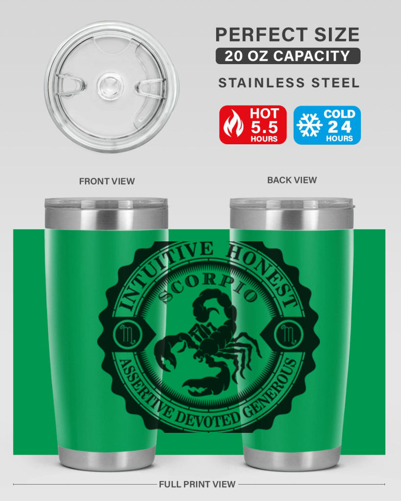 scorpio 31#- zodiac- Tumbler