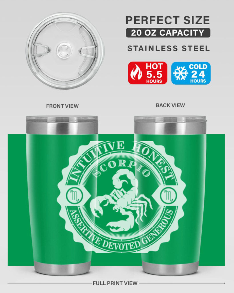 scorpio 32#- zodiac- Tumbler