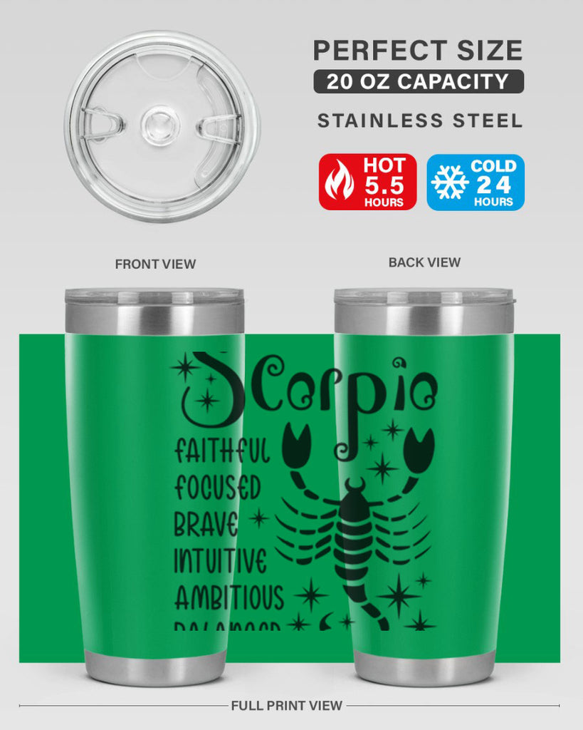scorpio 431#- zodiac- Tumbler