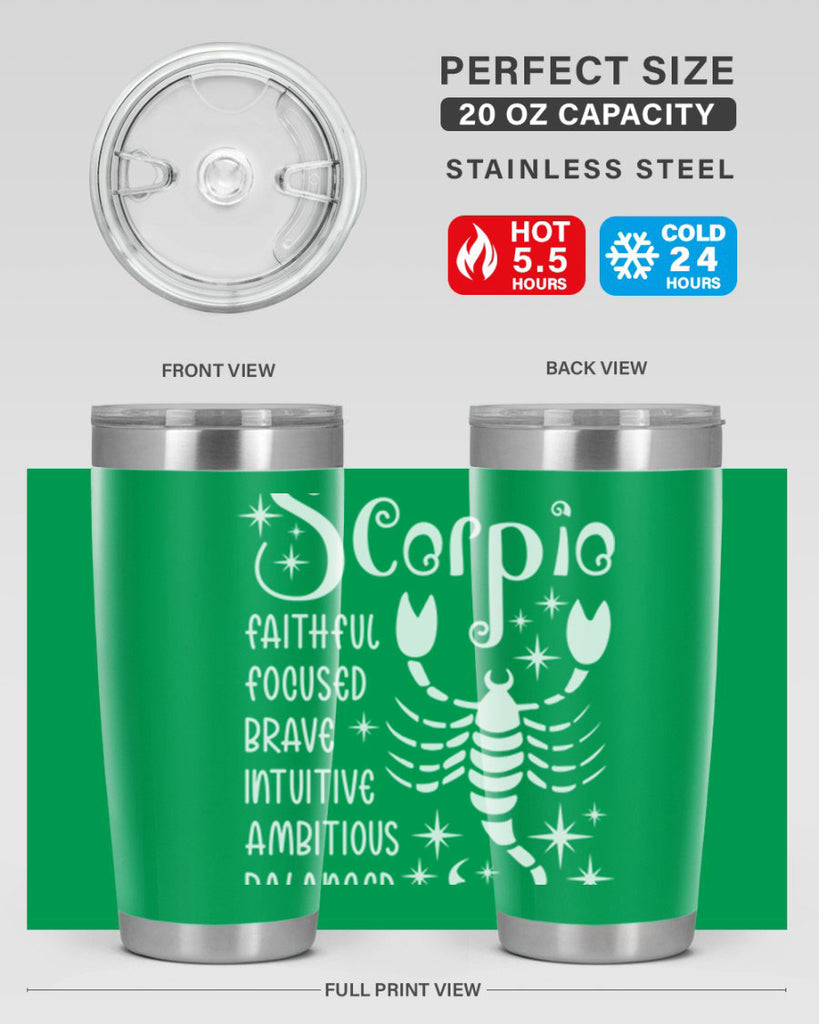 scorpio 435#- zodiac- Tumbler