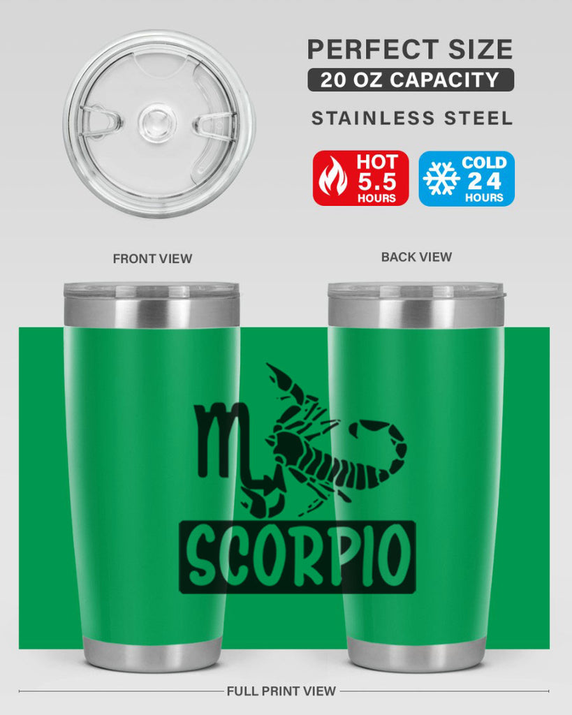 scorpio 440#- zodiac- Tumbler