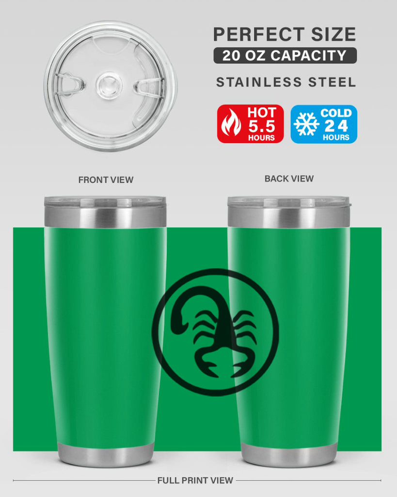 scorpio 452#- zodiac- Tumbler