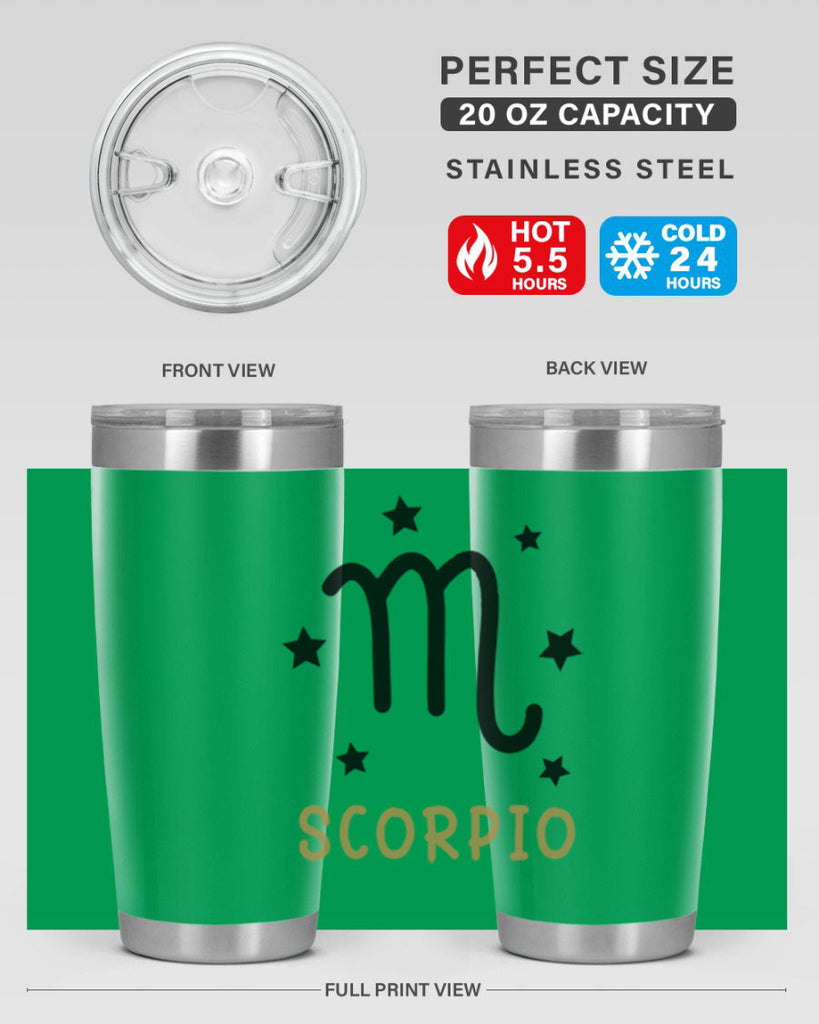 scorpio 455#- zodiac- Tumbler