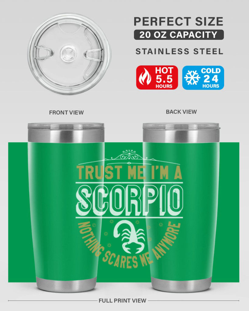 scorpio 458#- zodiac- Tumbler
