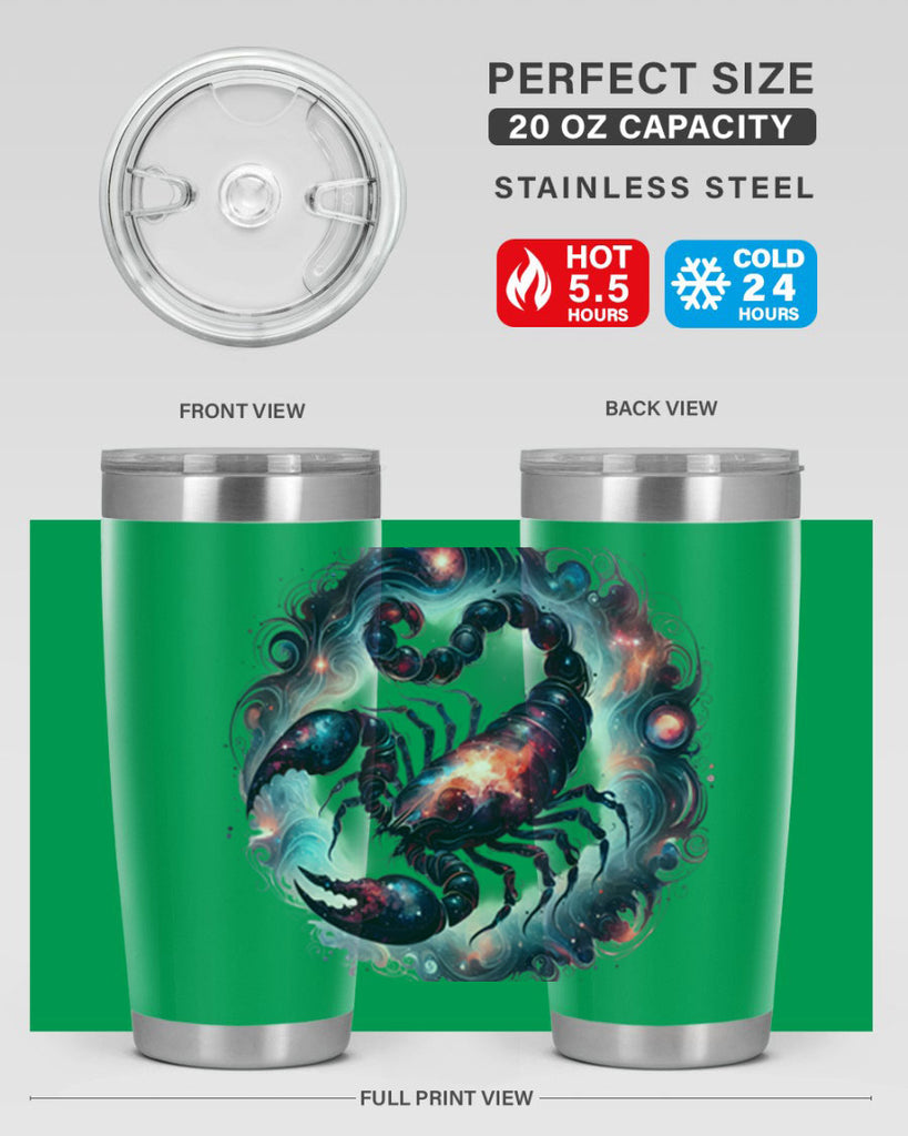 scorpio 462#- zodiac- Tumbler