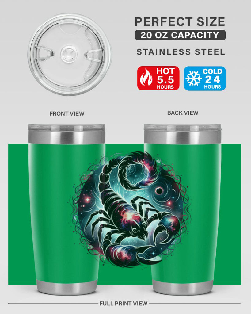 scorpio 463#- zodiac- Tumbler