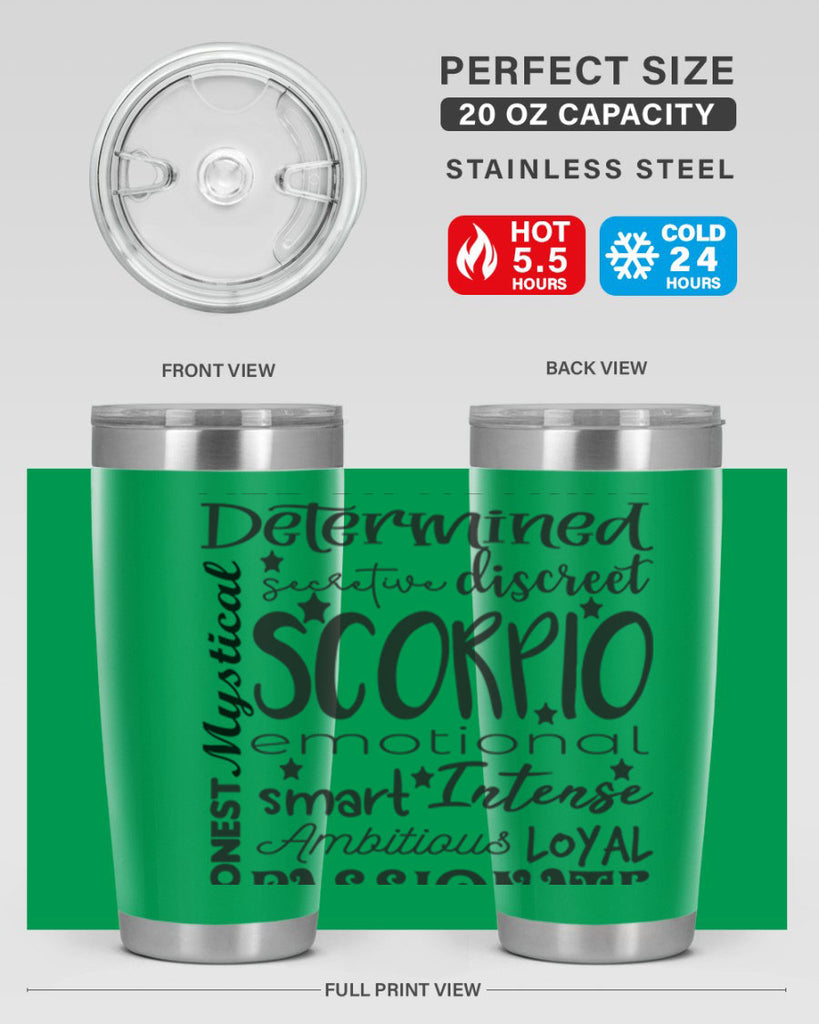 scorpio 572#- zodiac- Tumbler