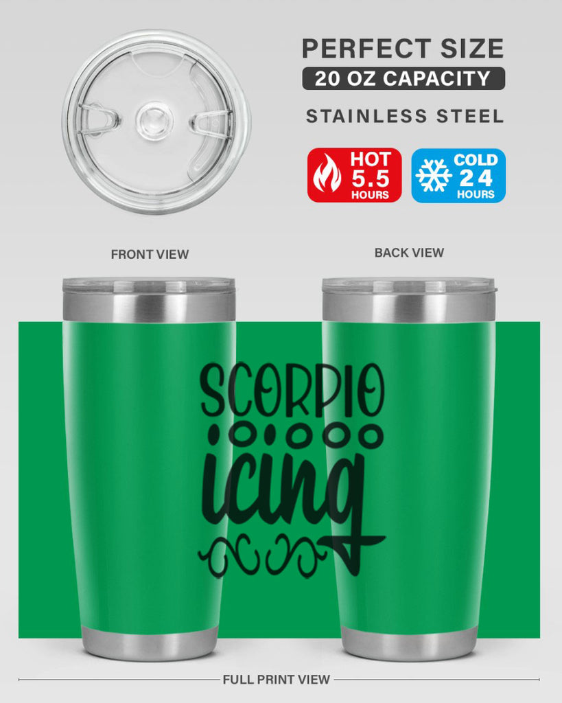 scorpio icing 441#- zodiac- Tumbler