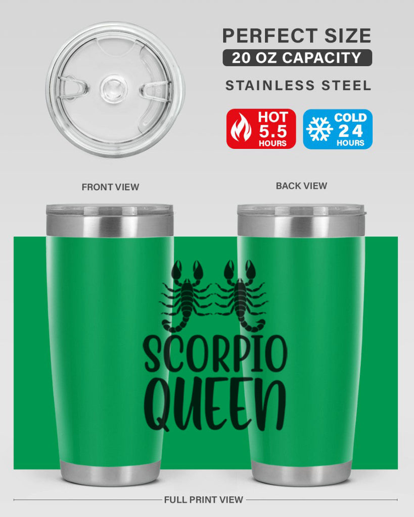 scorpio queen 446#- zodiac- Tumbler