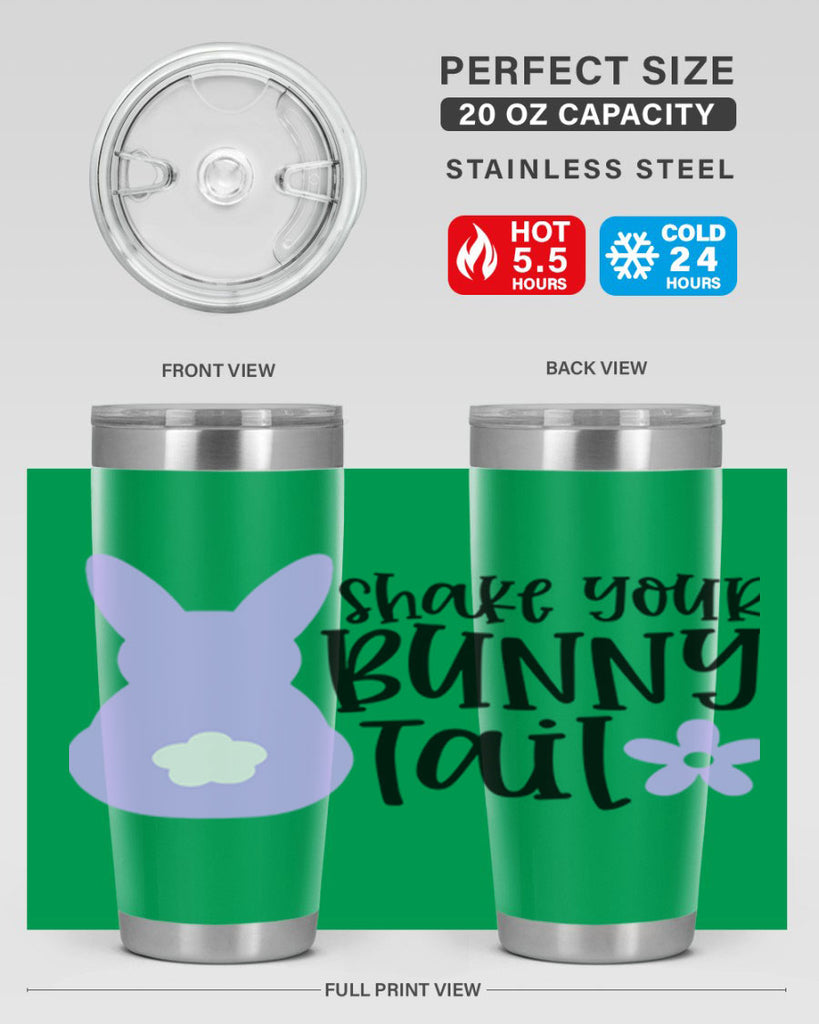 shake your bunny tail 12#- easter- Tumbler