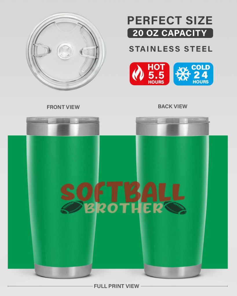 softball brother 2276#- softball- Tumbler