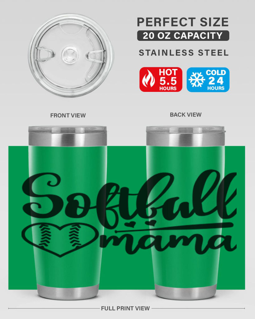 softball mama 2274#- softball- Tumbler