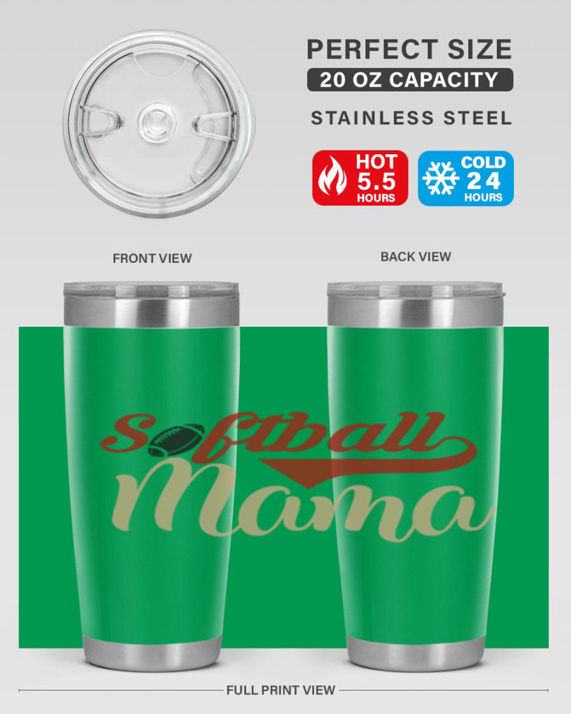 softball mama 2275#- softball- Tumbler