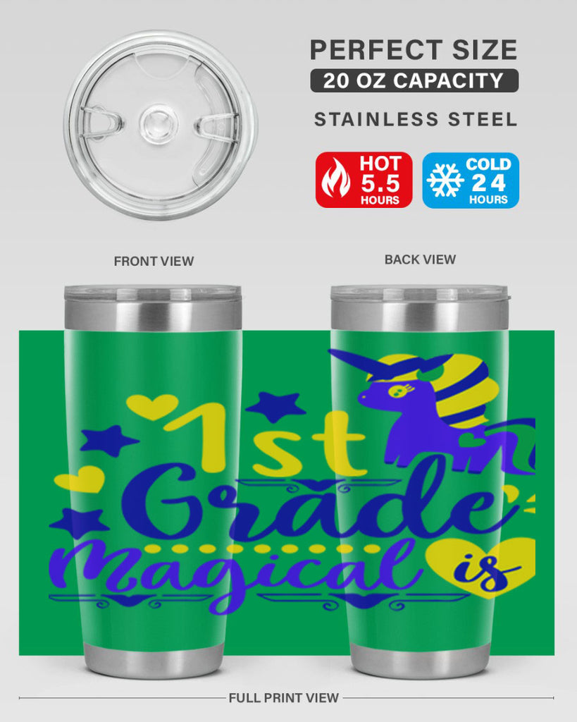 st grade magical 63#- mardi gras- Tumbler