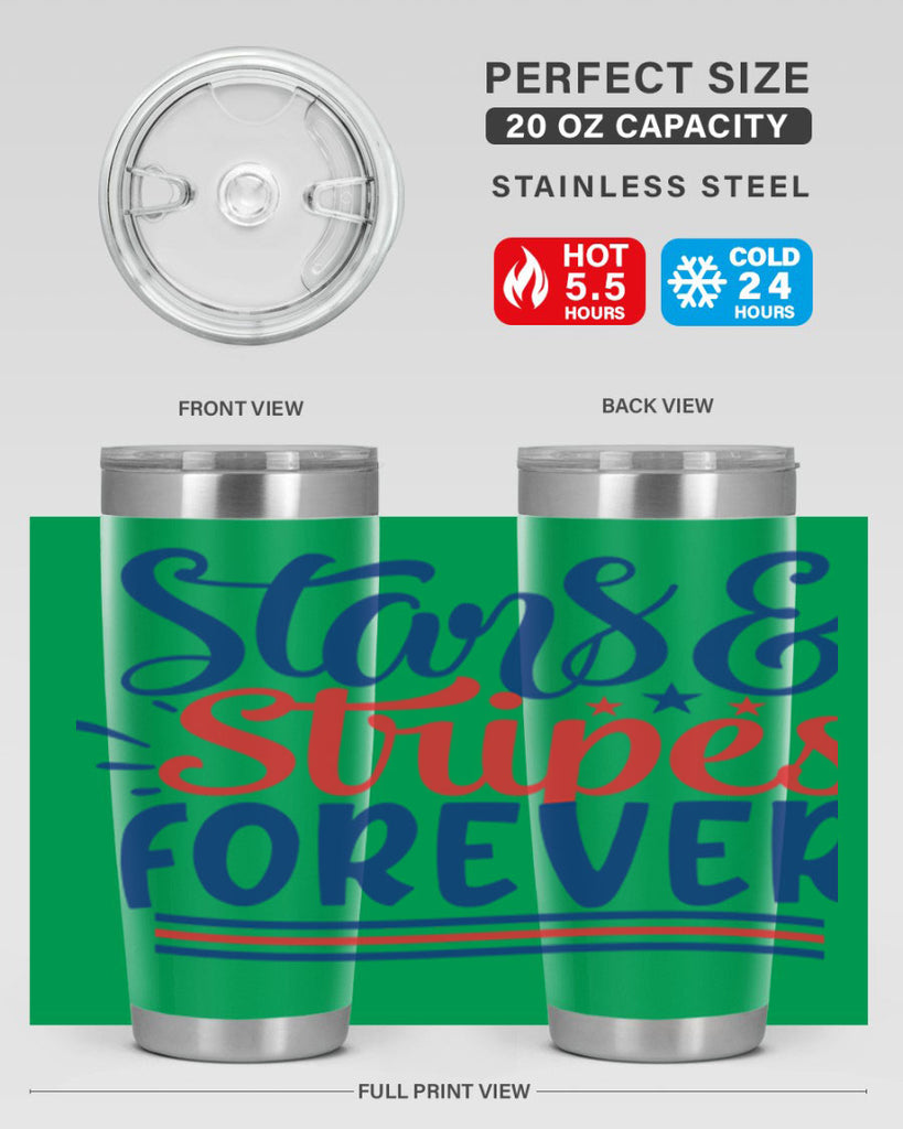 stars stripes forever Style 74#- Fourt Of July- Tumbler