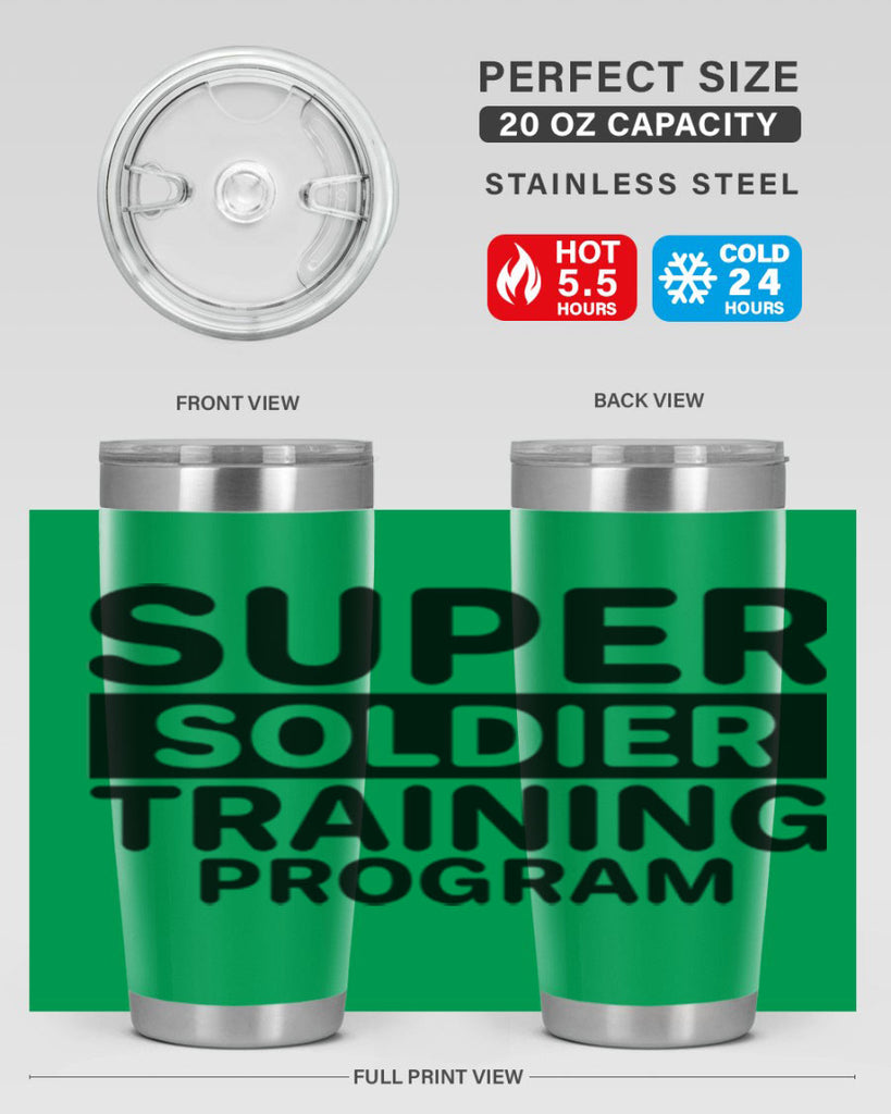 super soldier training program 397#- winter- Tumbler