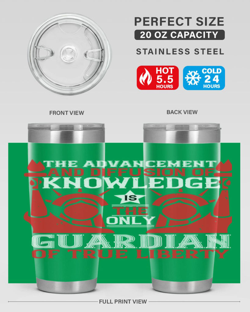 the advencement and diffusion of knowledge Style 190#- Fourt Of July- Tumbler