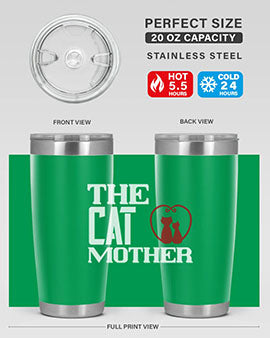 the cat mother Style 117#- cat- Tumbler