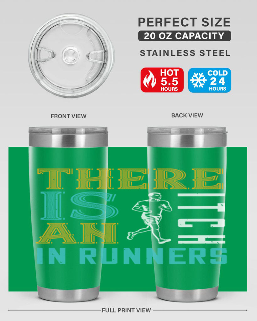 there is an itch in runners 9#- running- Tumbler