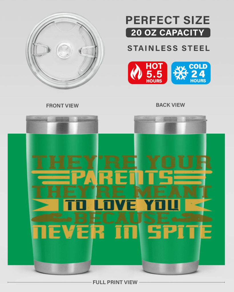 they’re your parents they’re meant to love you because never in spite 13#- Parents Day- Tumbler