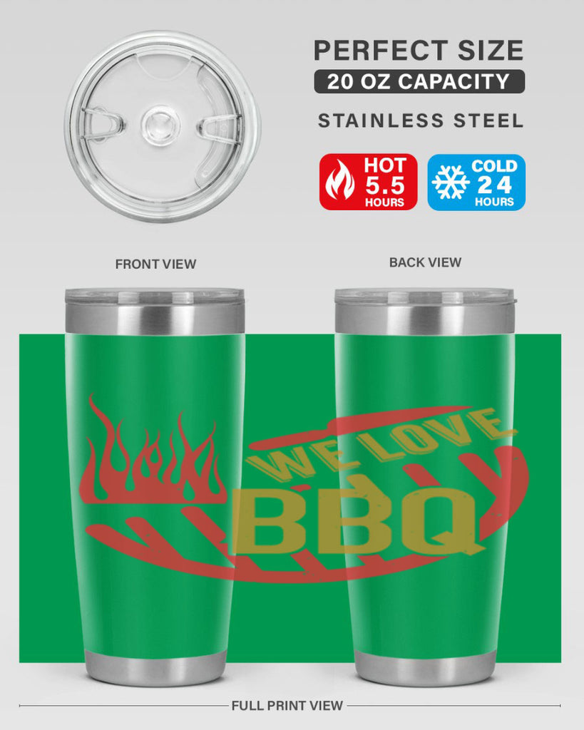 we love bbq 7#- bbq- Tumbler