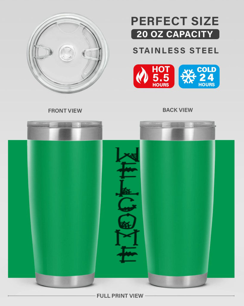 welcome 12#- halloween- Tumbler