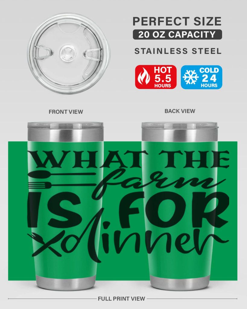 what the farm is for dinner 72#- kitchen- Tumbler