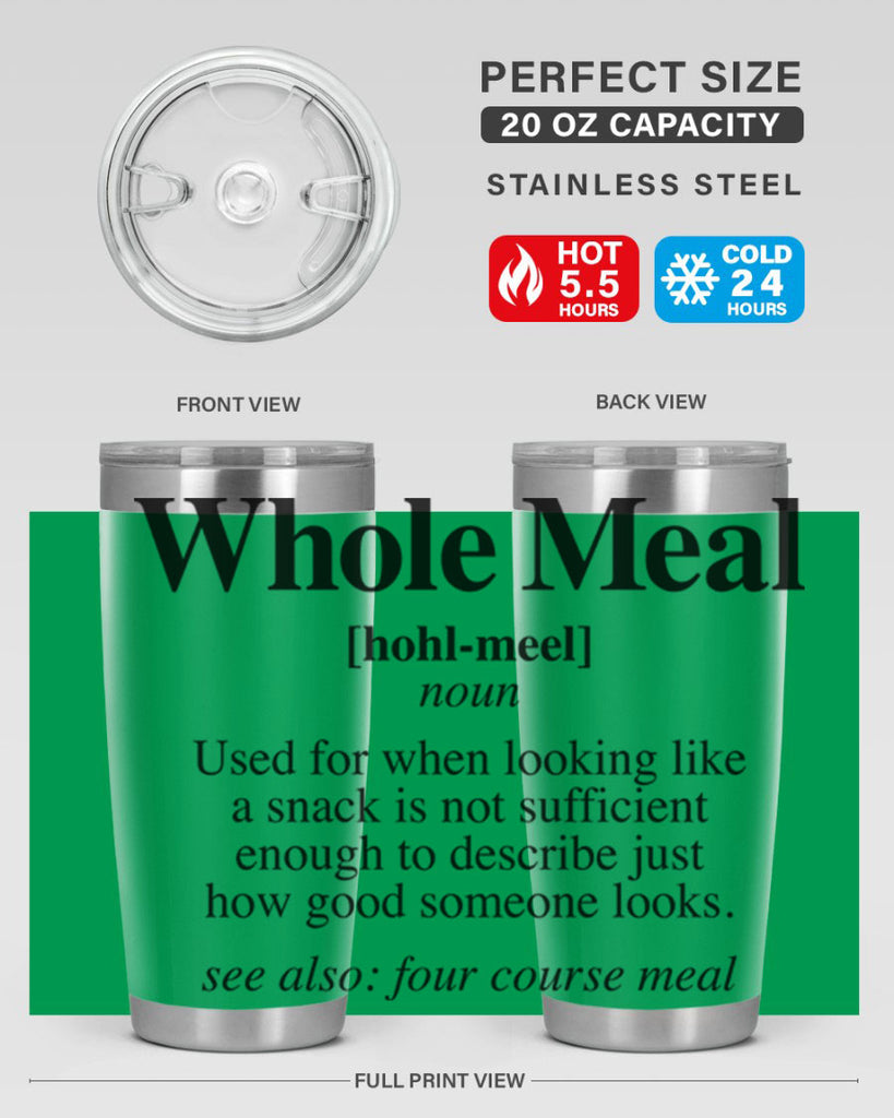 whole meal 10#- black words phrases- Cotton Tank