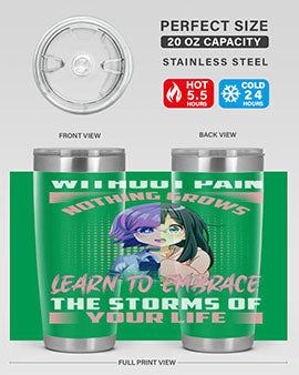 without pain nothing grows learn to embrace the storms of your life288#- anime- Tumbler