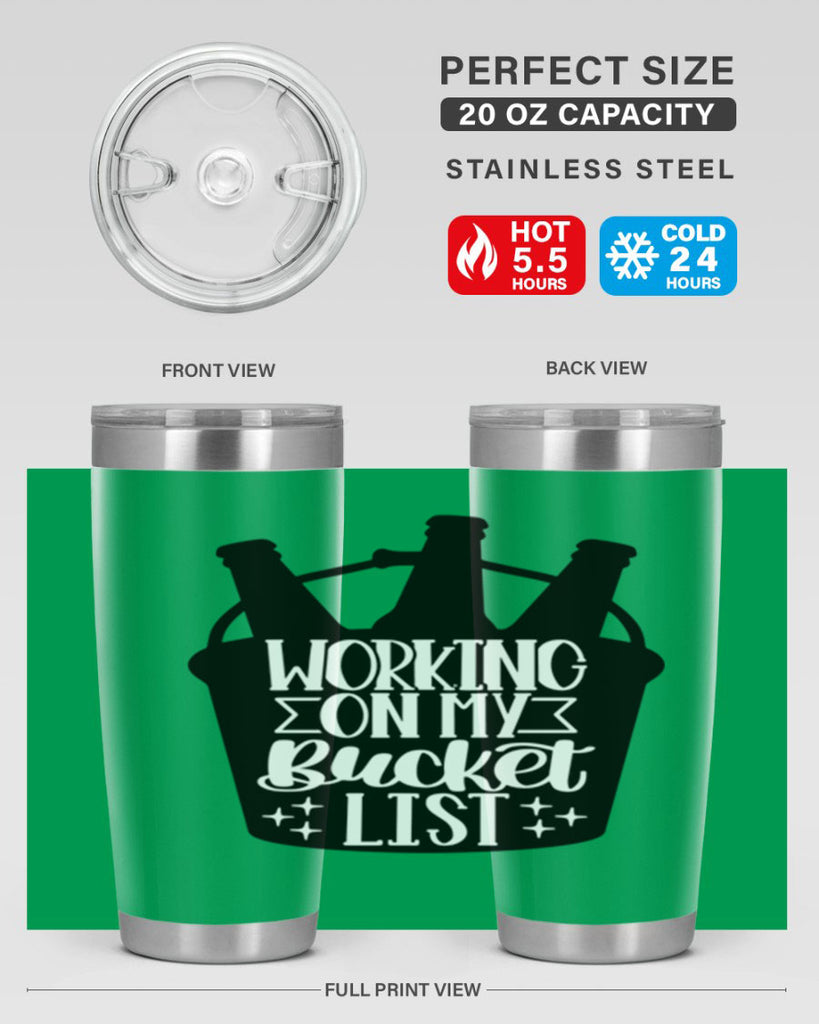 working on my bucket list 14#- beer- Tumbler