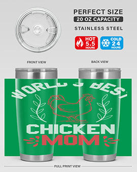 world’s best chicken mom Style 1#- chicken- Tumbler
