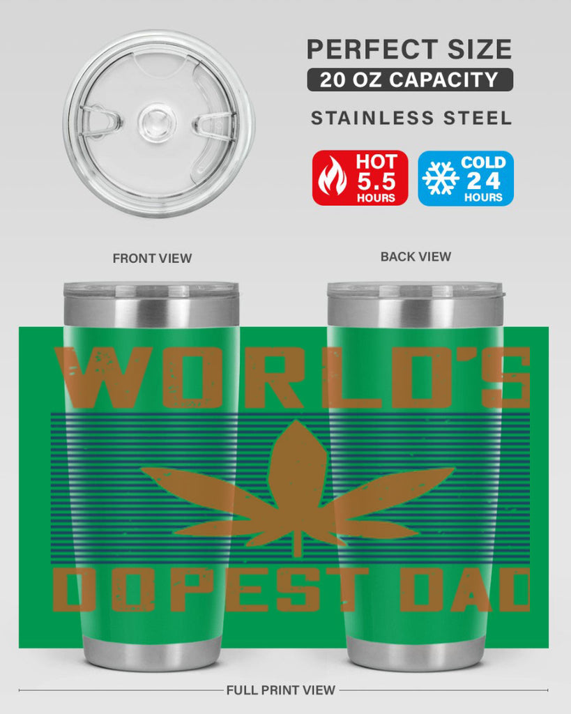 worlds dopest dad 148#- fathers day- Tumbler