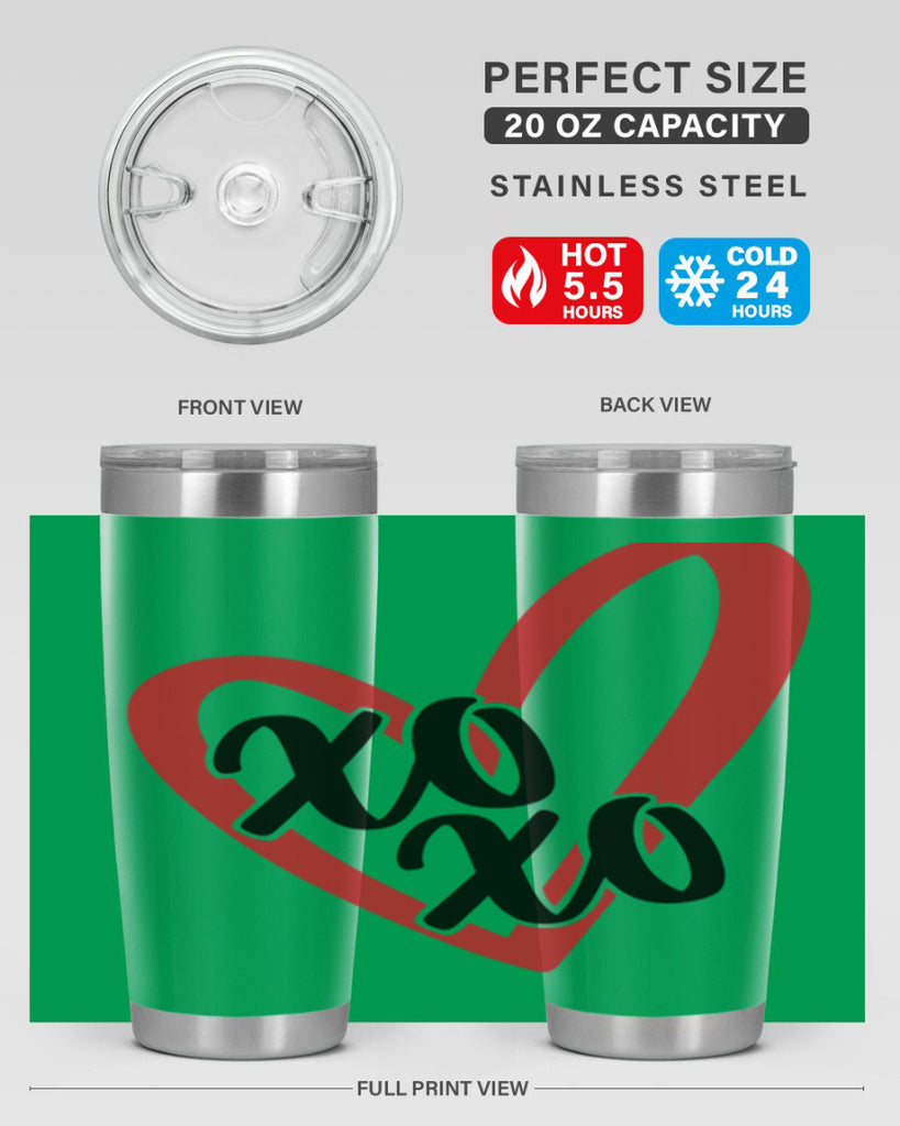 xoxo 11#- valentines day- Tumbler