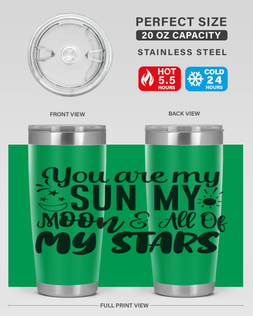 you are my sun my moon all of my stars 4#- family- Tumbler