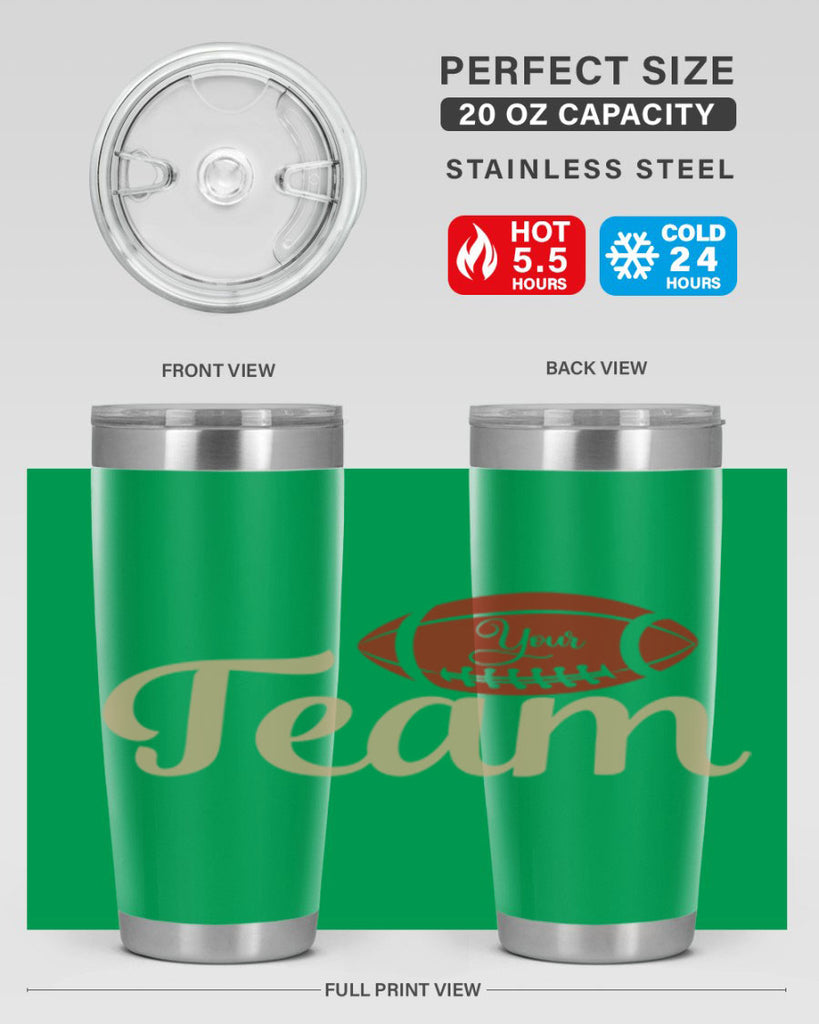 your team 2271#- softball- Tumbler