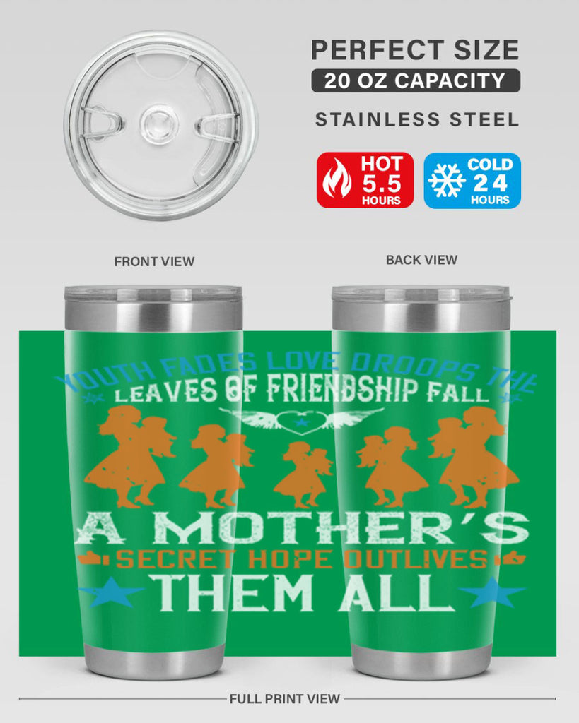 youth fades love droops 9#- mothers day- Tumbler