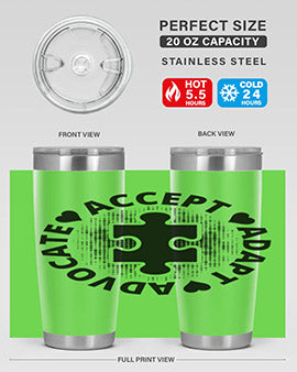 Accept Style 41#- autism- Tumbler