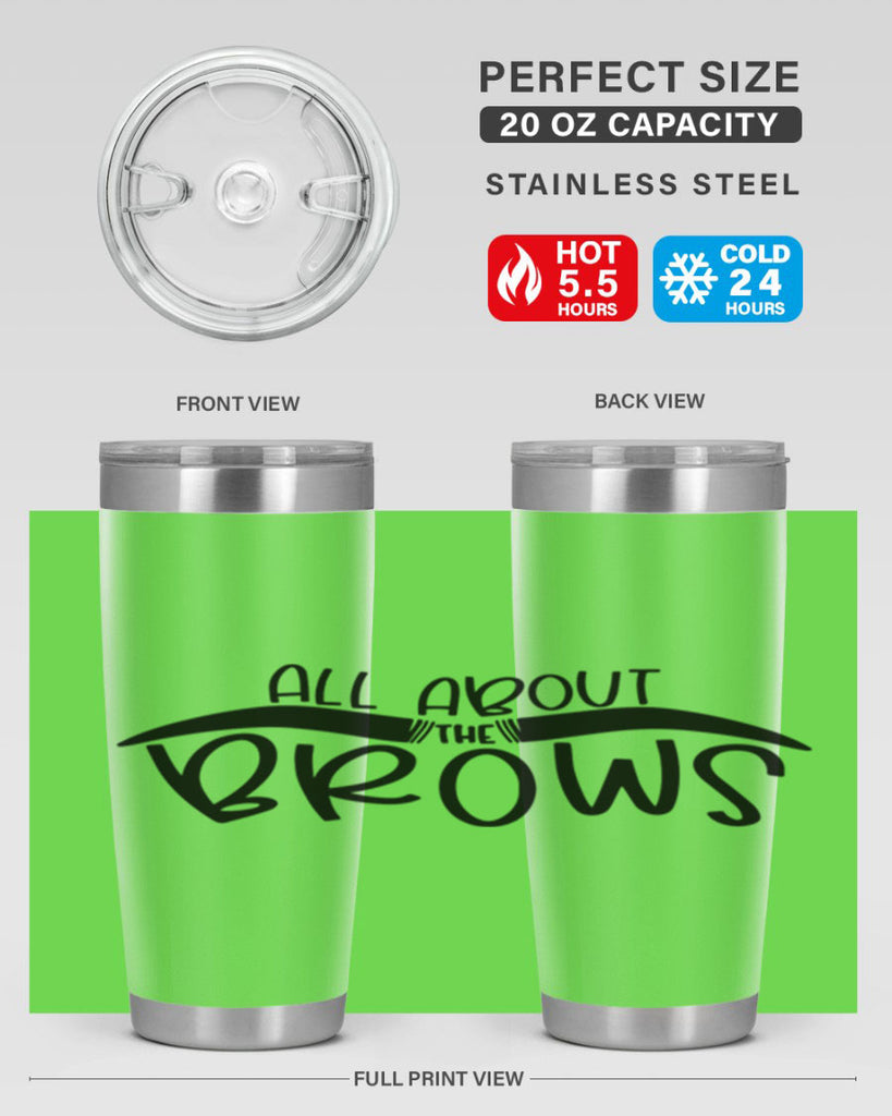 All About The Brows Style 147#- make up- Tumbler
