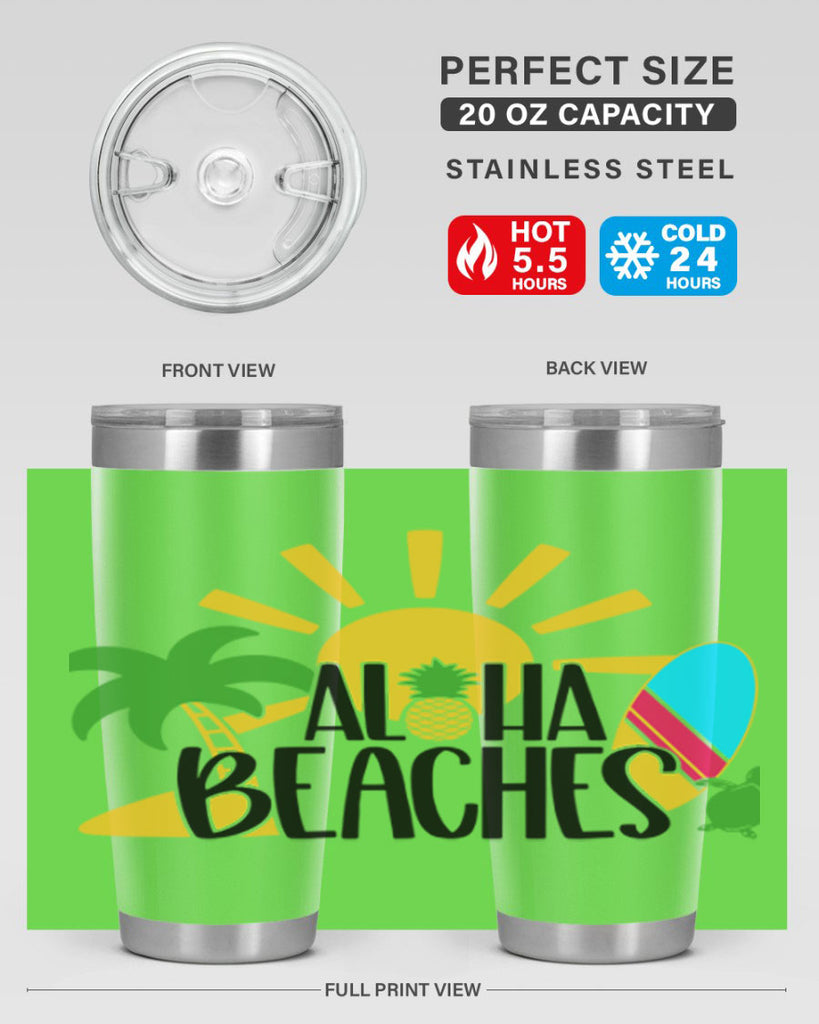 Aloha Beaches Style 55#- summer- Tumbler
