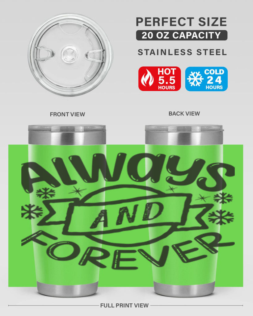 Always and forever 16#- winter- Tumbler