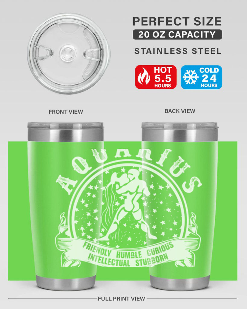 Aquarius 43#- zodiac- Tumbler