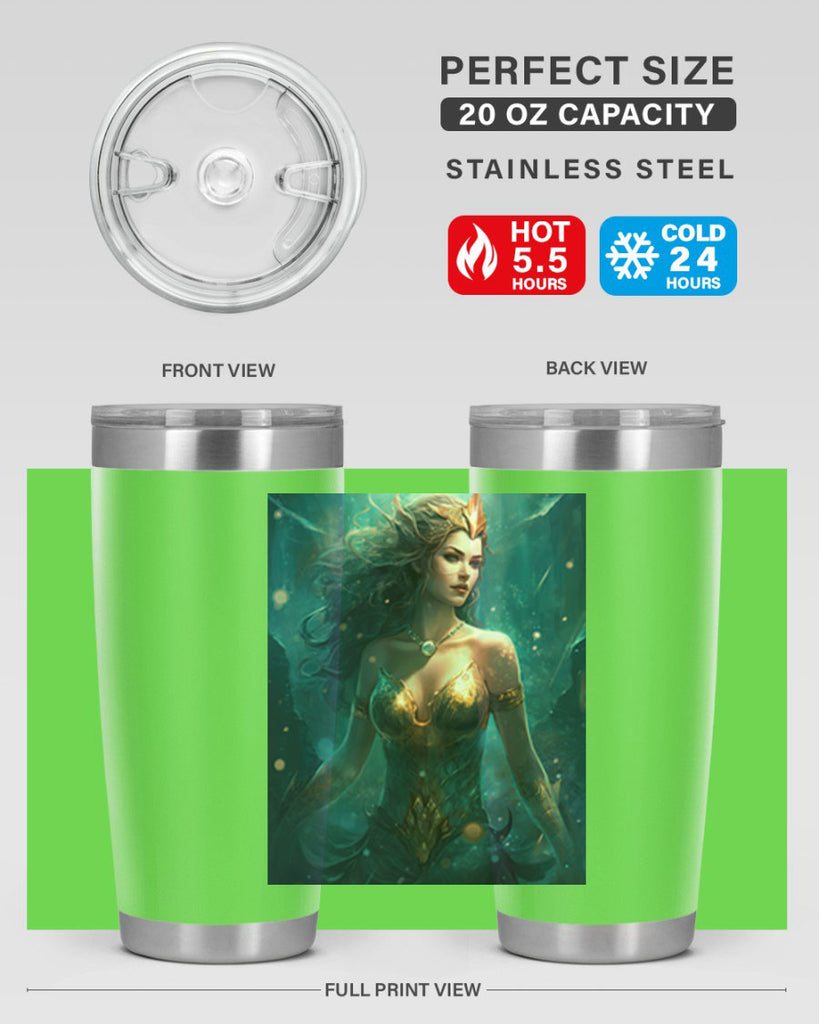 Aquarius 52#- zodiac- Tumbler