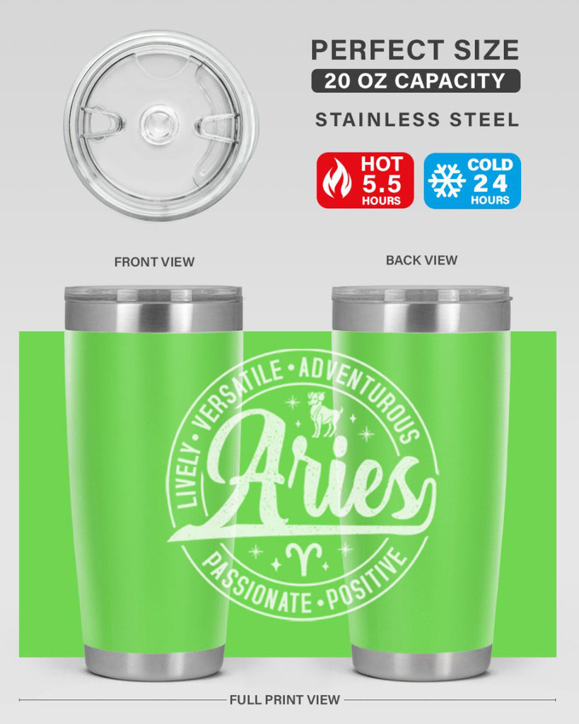 Aries 103#- zodiac- Tumbler