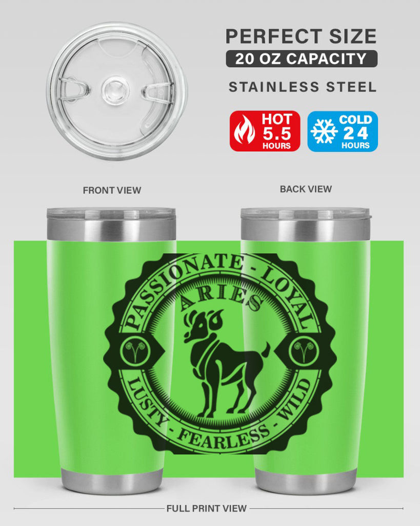 Aries 3#- zodiac- Tumbler