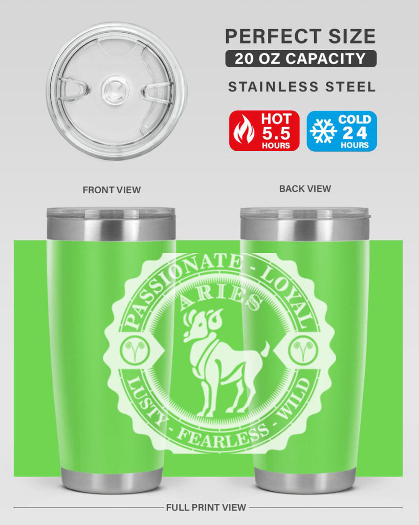 Aries 4#- zodiac- Tumbler