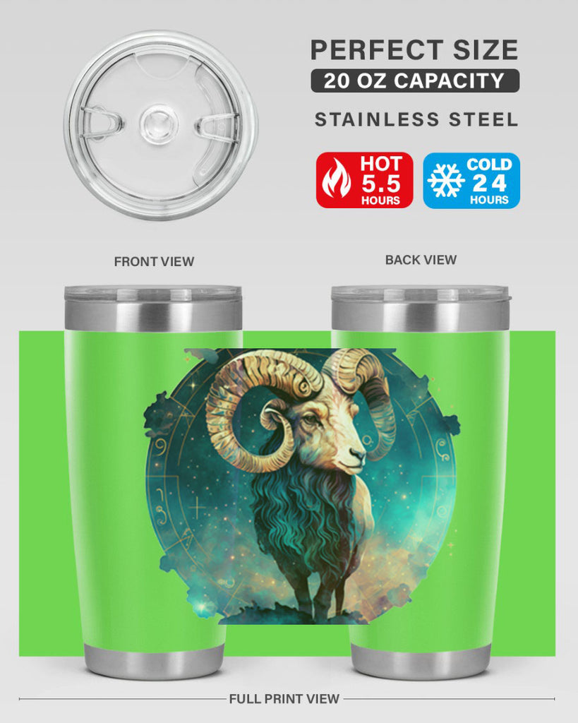 Aries 92#- zodiac- Tumbler
