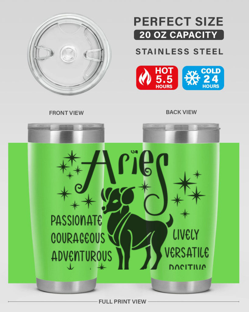 Aries 93#- zodiac- Tumbler