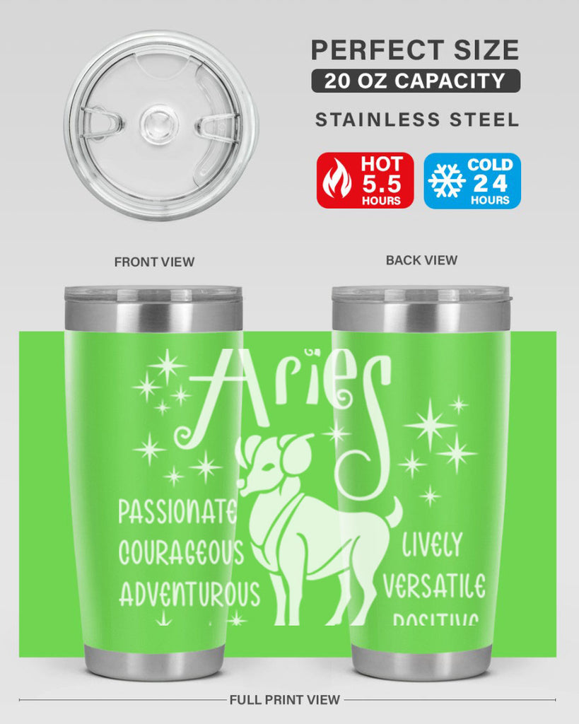 Aries 99#- zodiac- Tumbler
