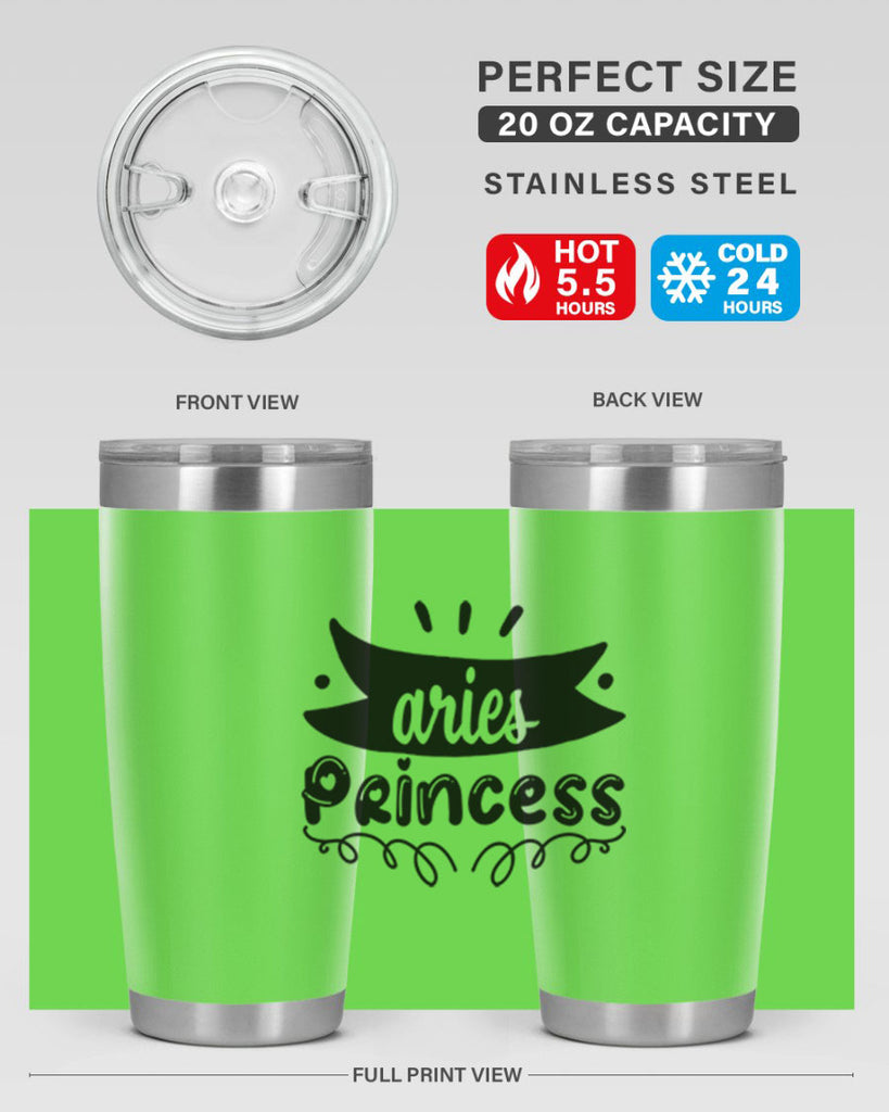 Aries princess 116#- zodiac- Tumbler