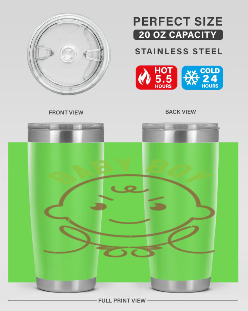 Baby Boy Style 4#- baby shower- tumbler